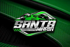 Logotipo Santa Maria Estética Automotiva